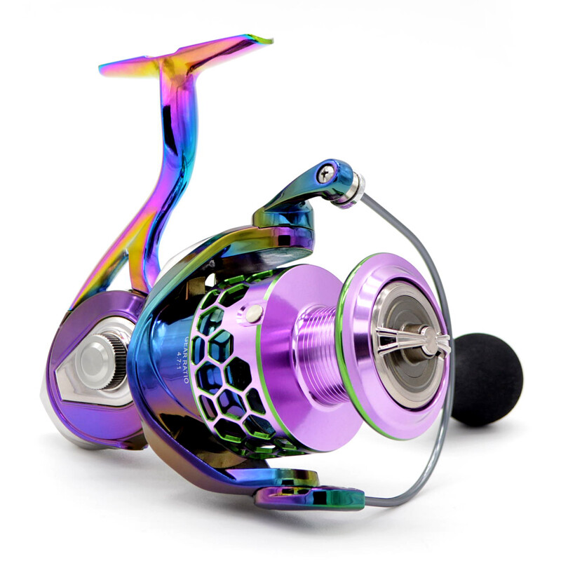 Multicolor Spinning Reel Aluminum Body 10 Bearings Smooth Saltwater Surf Fishing