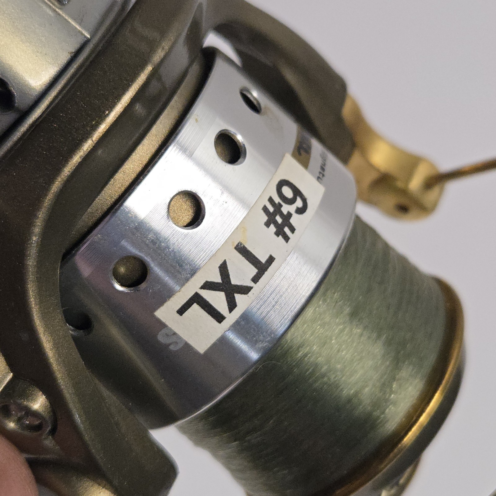 QUANTUM BILL DANCE SPINNING REEL DSS30 5 Bearing Fold Handle Wood Knob Zebco 3K