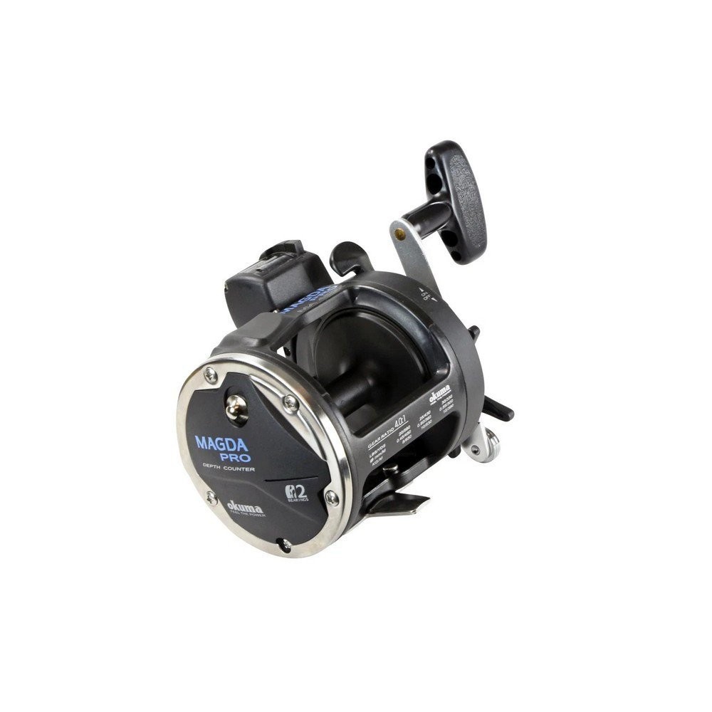 Okuma Fishing Reel Dx Line Counter RH Black-Silver Clam Pack – MA20DX-CL