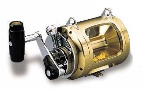 Shimano Tiagra 50WA Trolling Reel Big Game Fishing Gold JDM Excellent