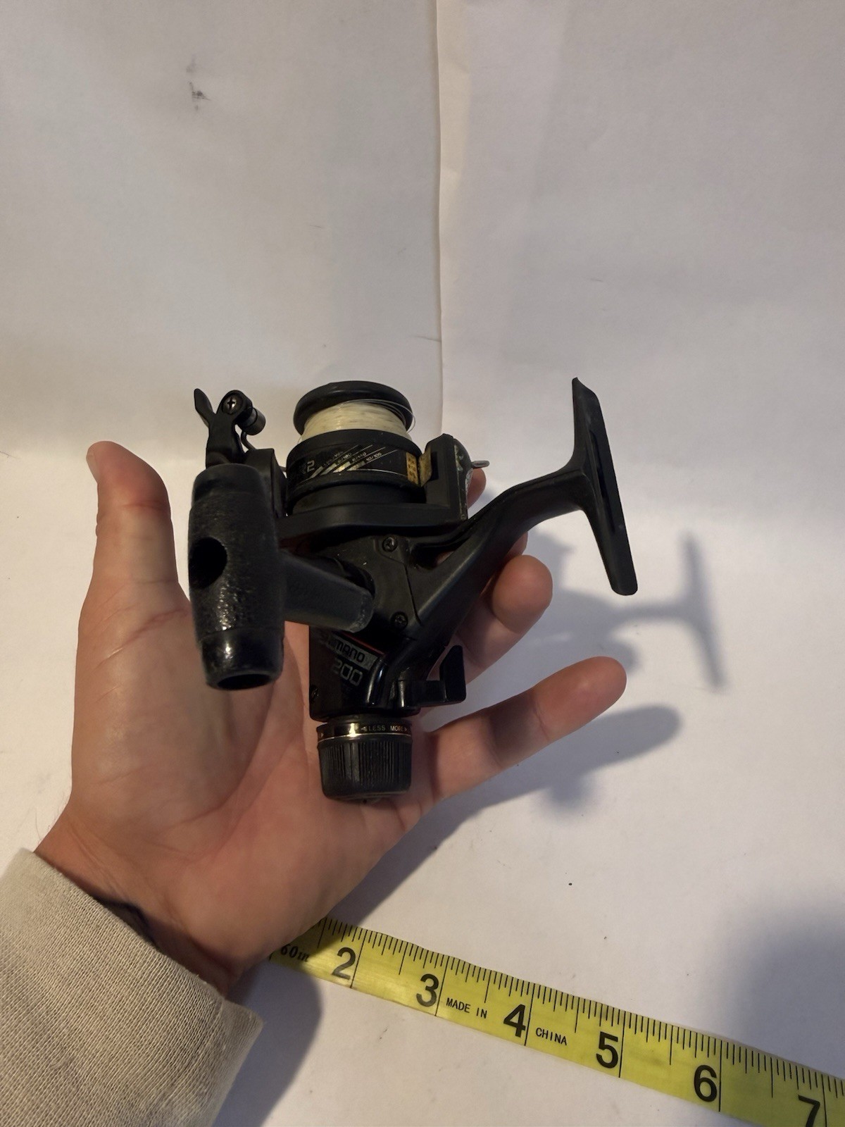 Ready To Use SHIMANO FX200 FISHING SPINNING REEL GRAPHITE OPEN FACE Ball Bearing