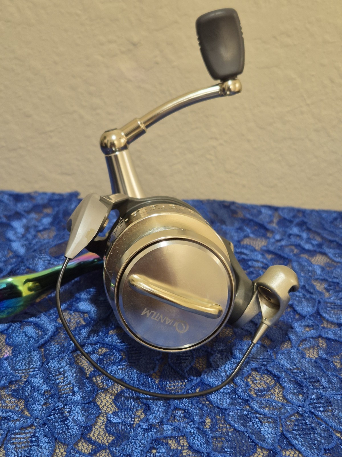 Quantum Energy PTI 30 E30PTi Fishing Reel Titanium Rainbow 10 bearings NICE !