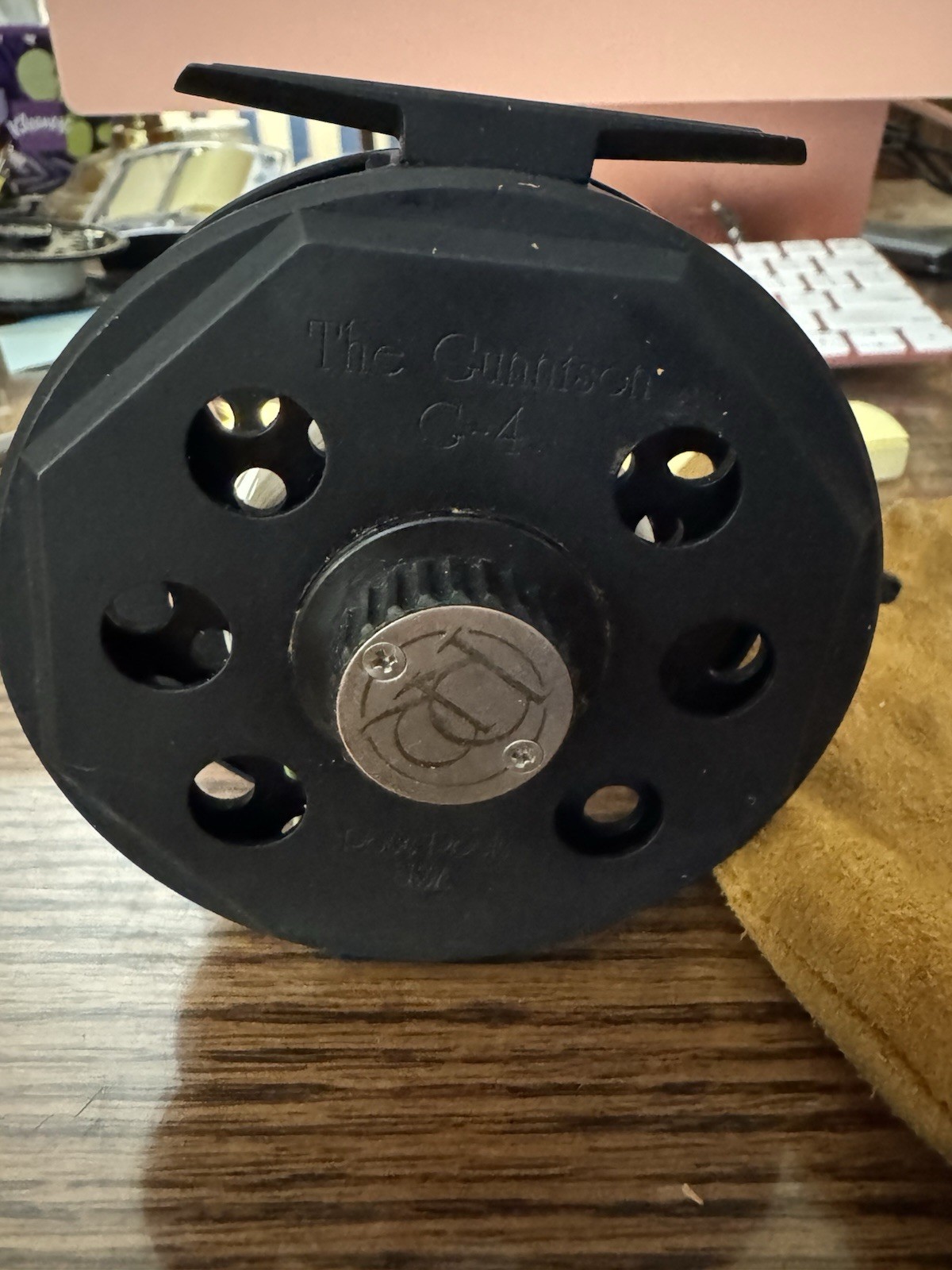 Ross Gunnison G-4 Fly Reel. Made in USA. Matte-Black.