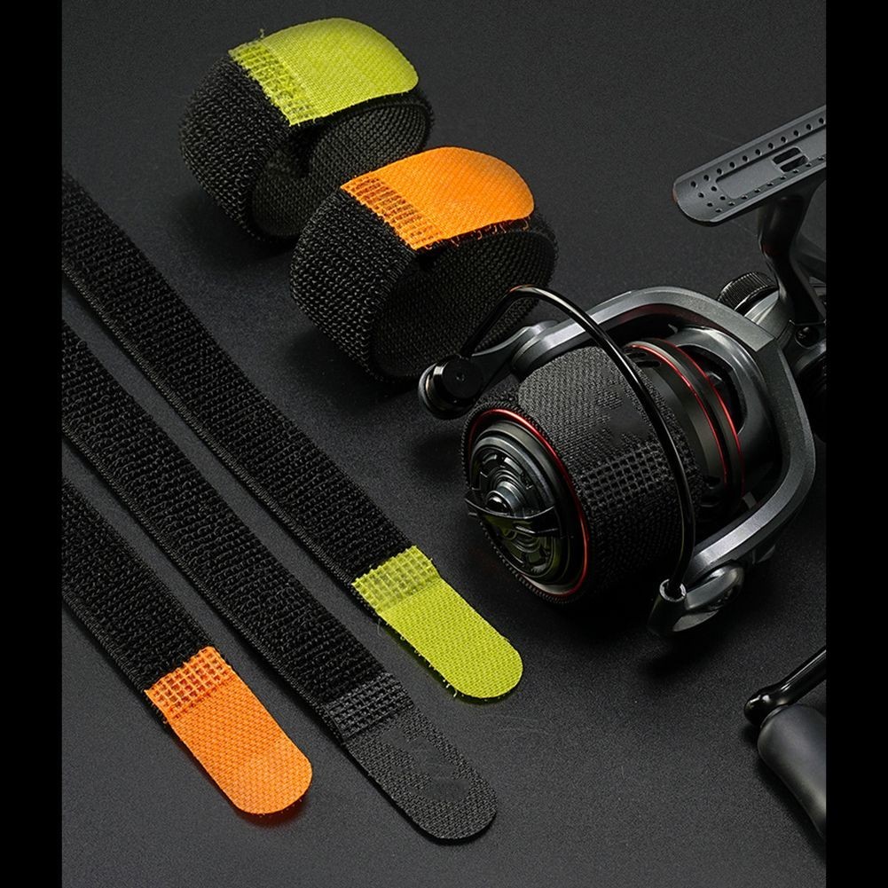 Fishing Spool Belt 2pcs Set Nylon Stretchable for Reel Wire Protection