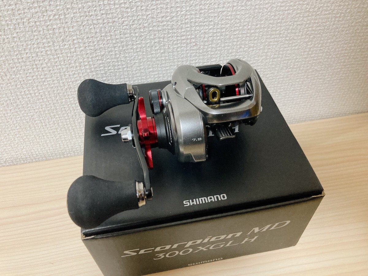 Shimano Baitcasting Reel 21 Scorpion MD 300XGLH Right Gear Ratio 7.9:1 IN BOX