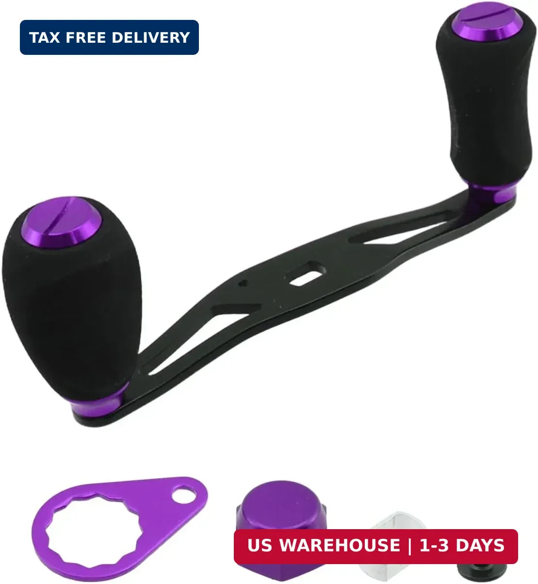 Fishing Reel Handle Purple Fishing Baitcasting Handle Rocker Baitcasting Reel Re