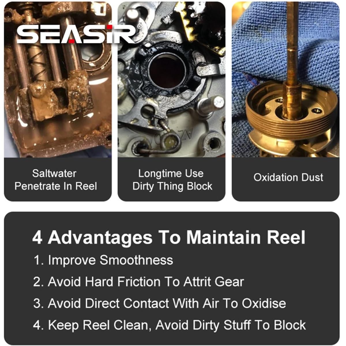 Fishing Reel Oil, 2Pcs Reel Oil and Grease Kit, Multi-Purpose Reel