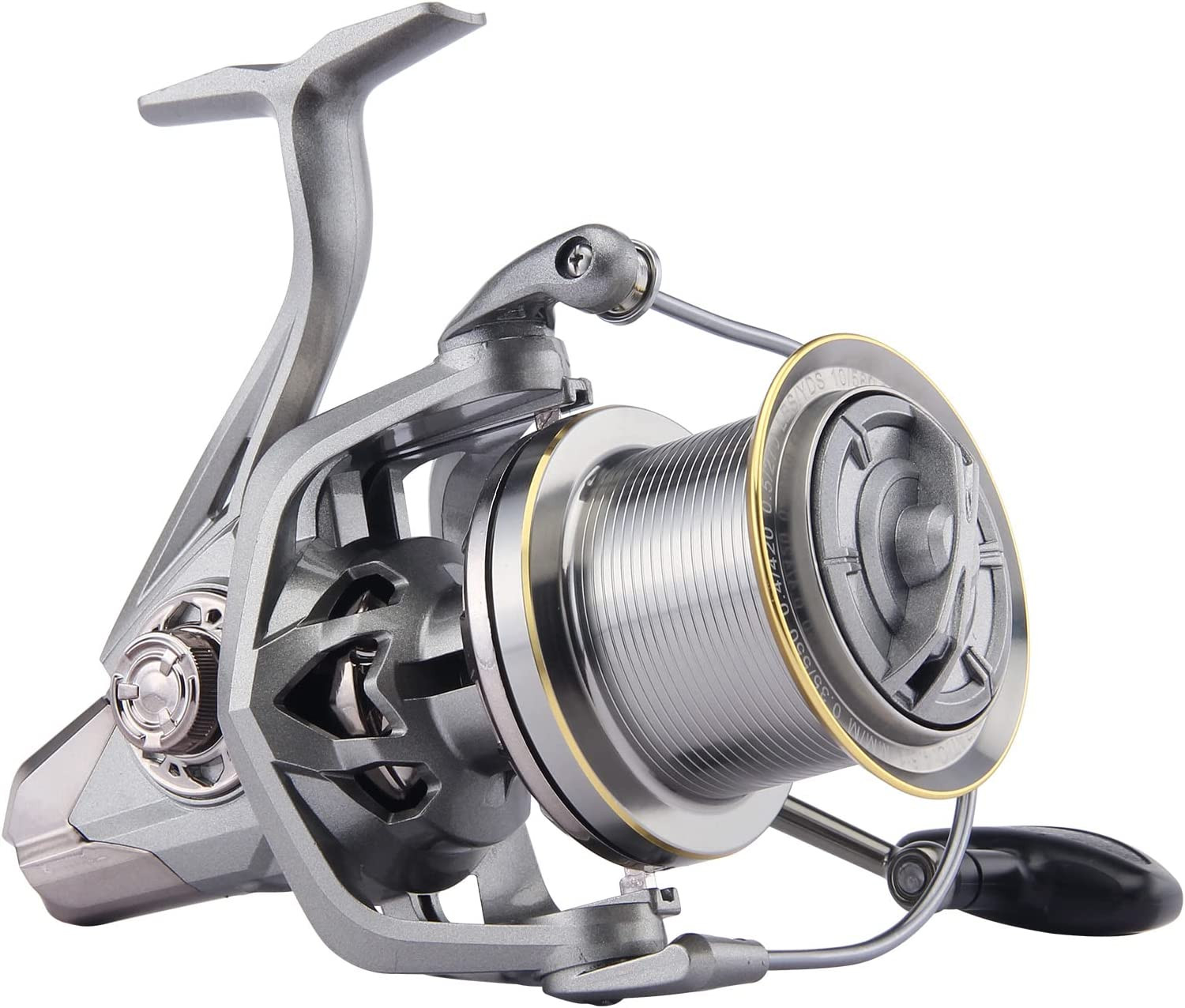 Spinning Reel 8000/9000/10000/12000/14000,6+1BB Metal Surf Fishing Reels,4.8:1 G
