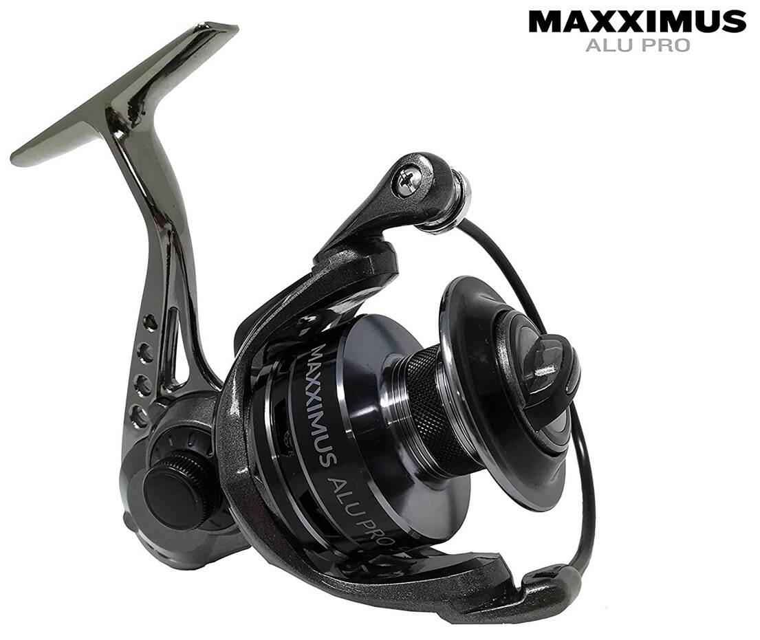 FLADEN MAXXIMUS ALU PRO SPINNING REEL+SPARE SPOOL SEA LURE GAME COARSE BASS PIKE