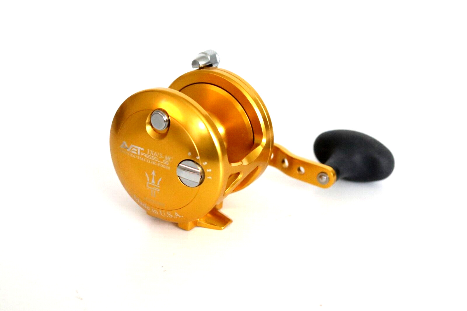 Avet JX6/3 MC G2 NGP Two-Speed Lever Drag Reel – GOLD – Right Handed – NEW