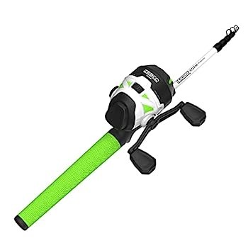 Zebco Roam Telescoping Spin Cast Reel & Rod Combo, 18.5in-6ft, Green, Used