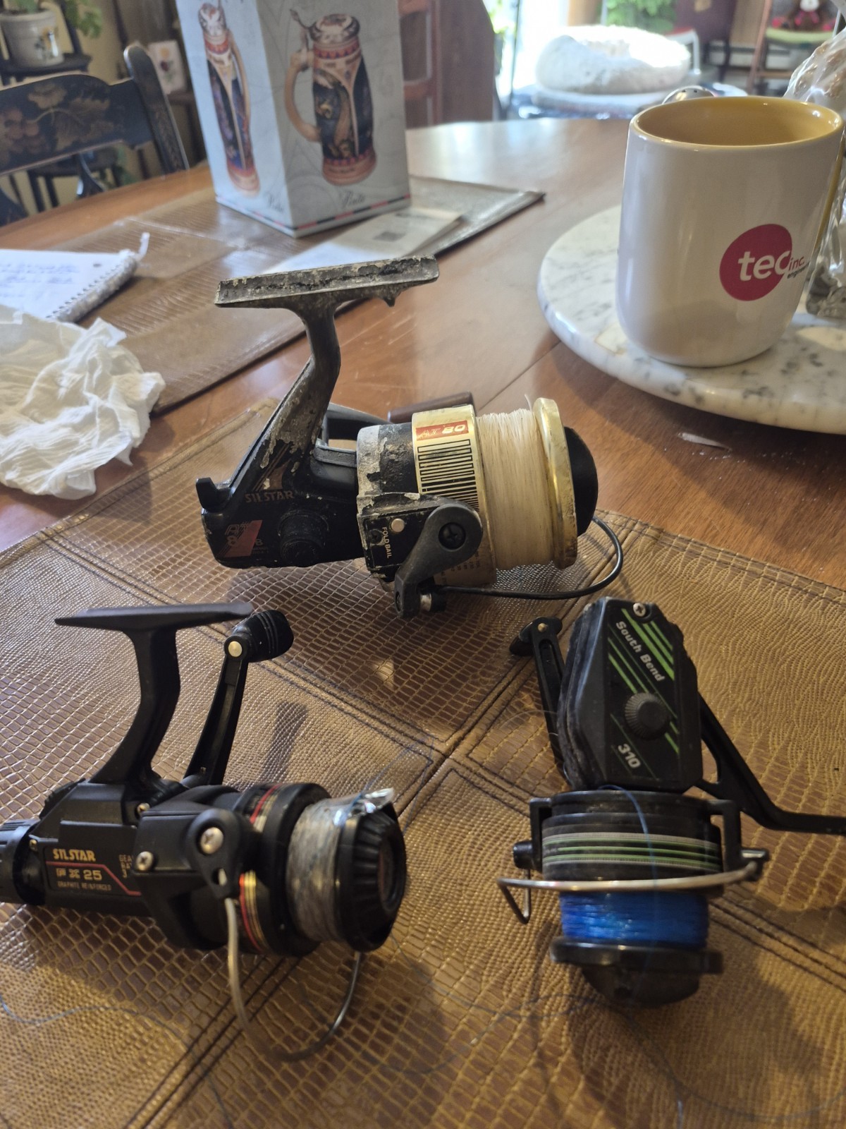 Silstar AT 80 Fishing Reel,Silstar FX25 and South Bend 310 Fishing Reel .3 Total