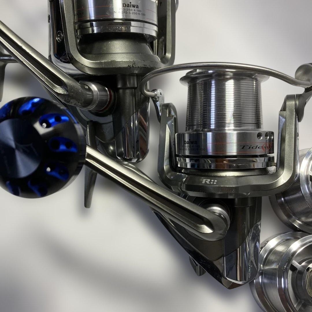 Daiwa Tide Surf Spinning Reel Custom Gomexus Knob Blue Gold Power Surf
