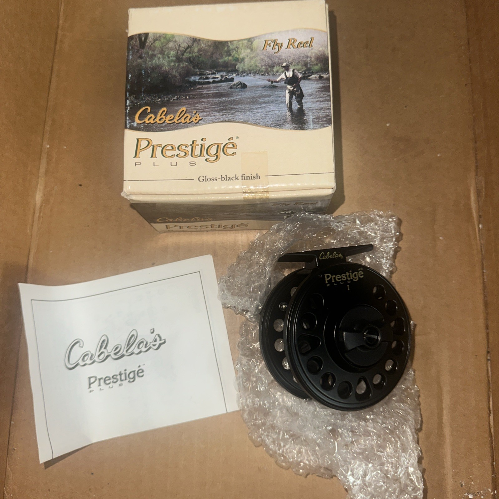 New Cabelas Prestige Plus I (1) Fly Fishing Reel with original box