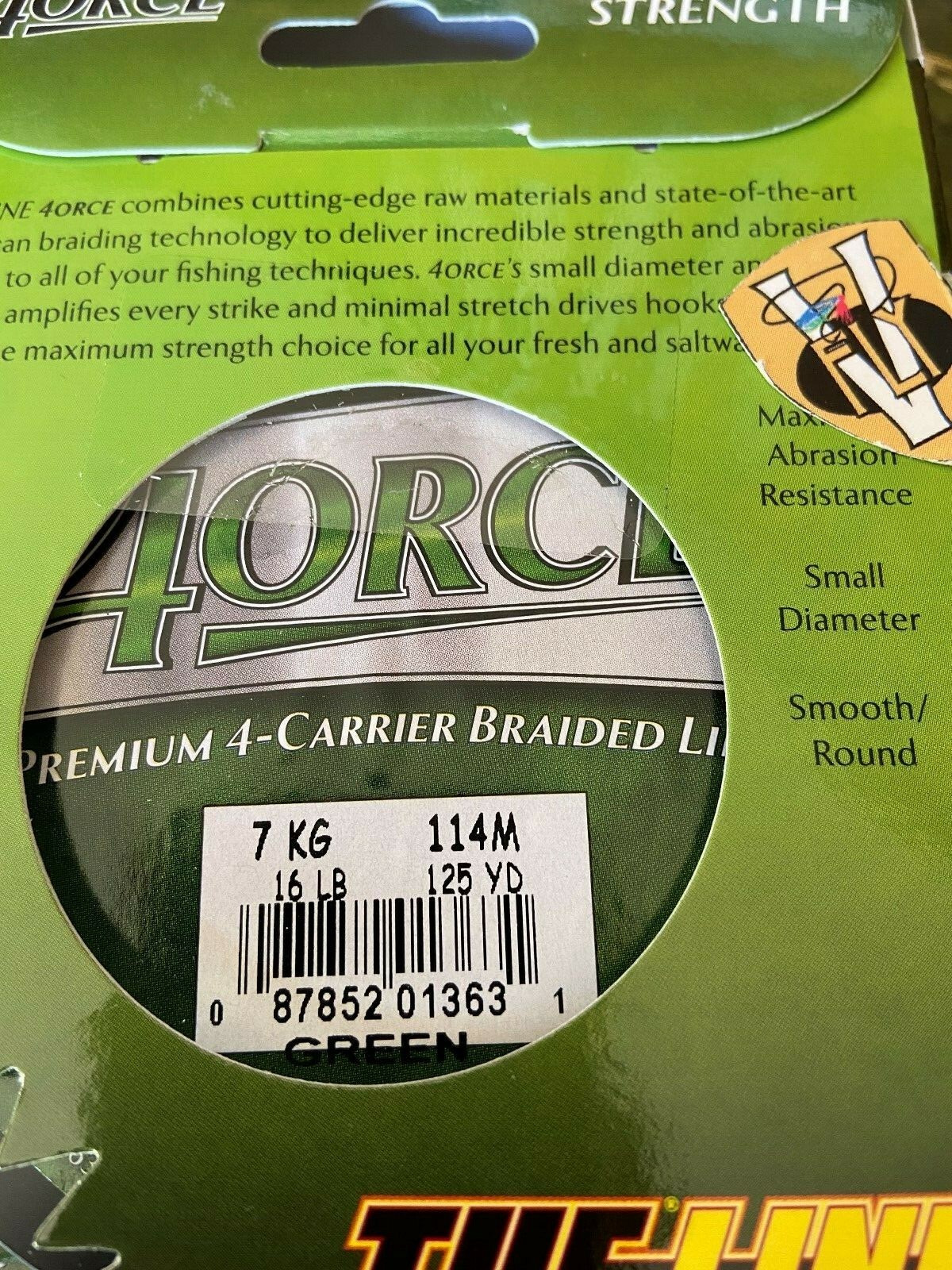 Special Moss Green 114M 7KG 16Lbs Tuf Line 4orce Ultimate Multifilament Braid
