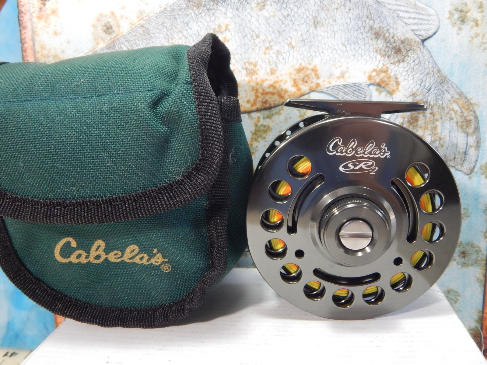 Cabellas fly reel SR2 7-9 wt. Speed Retrieve, Discontinued model,