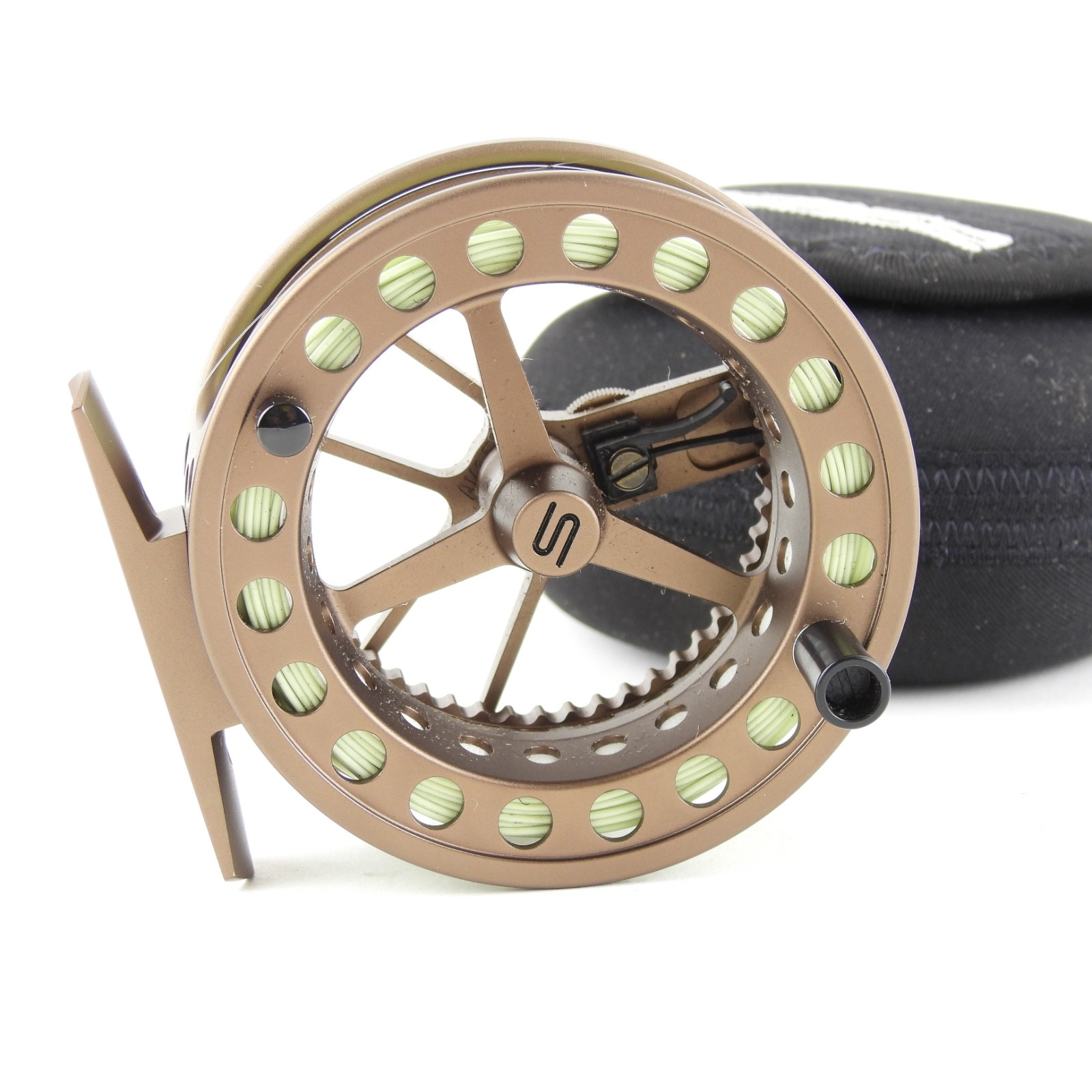 Sage Click II Fly Fishing Reel. Bronze. W/ Pouch.