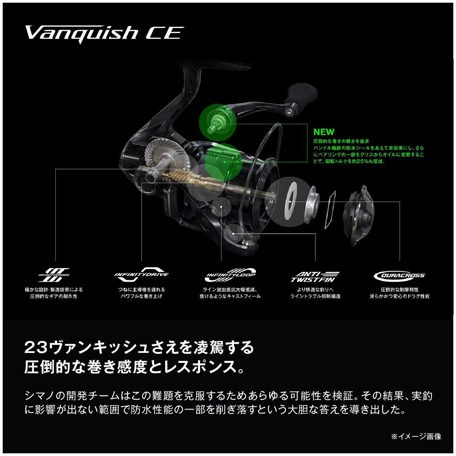 Shimano 26 VANQUISH CE C2000S Spinning Reel Made in Japan New in Box