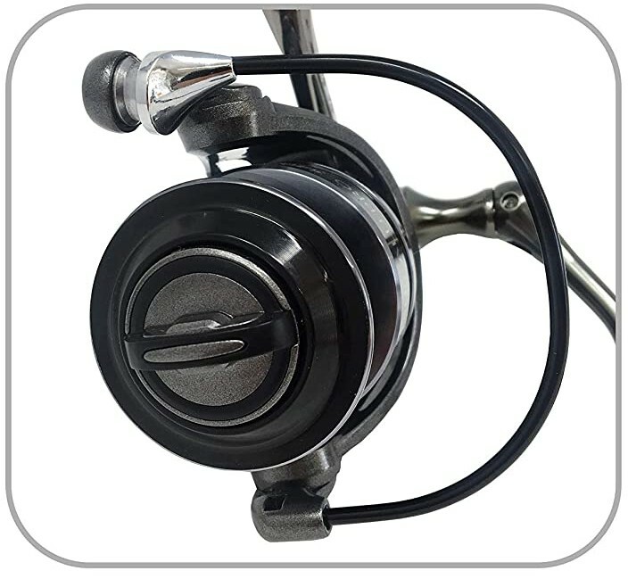 FLADEN MAXXIMUS ALU PRO SPINNING REEL+SPARE SPOOL SEA LURE GAME COARSE BASS PIKE