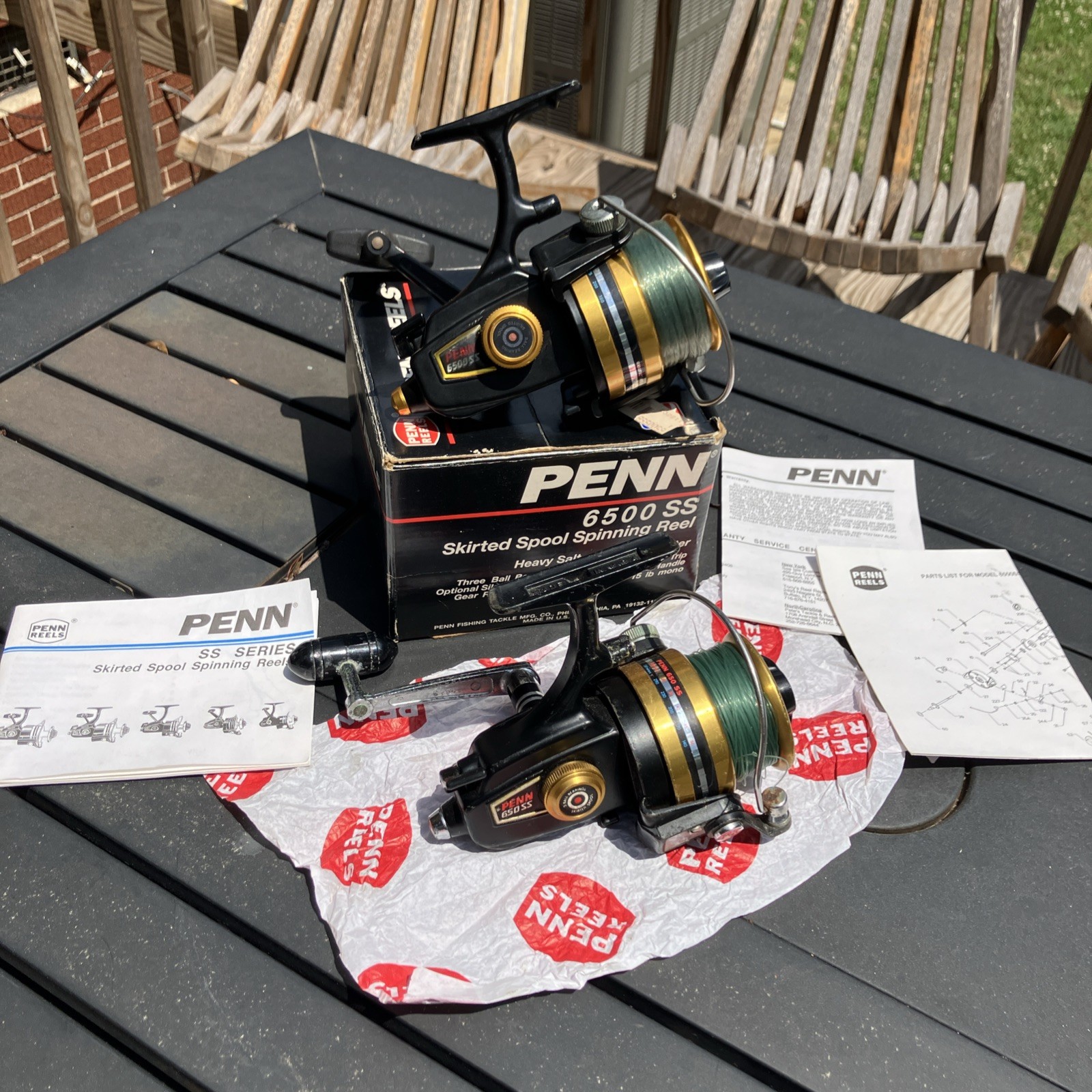 penn 6500ss spinning reel And 650ss Reel Lot