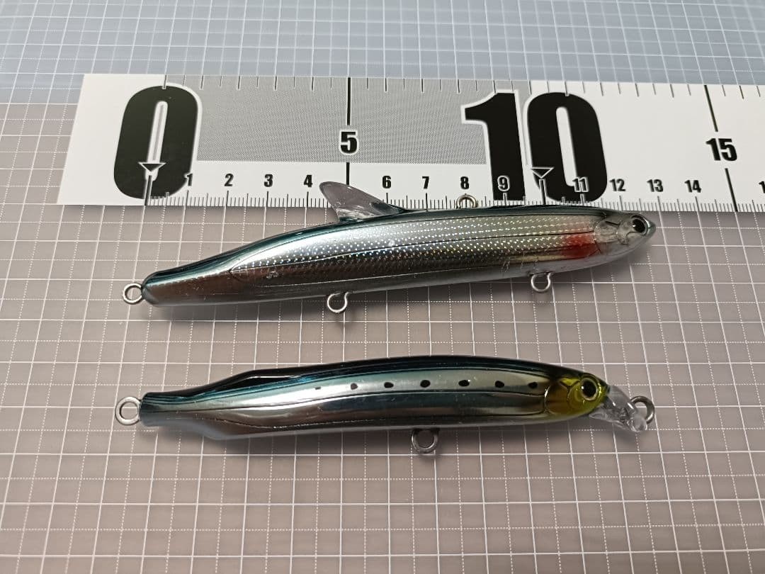 TACKLE HOUSE Lure jig minnows Scratched Fishing Lure Hard Lure Fly Set of 2