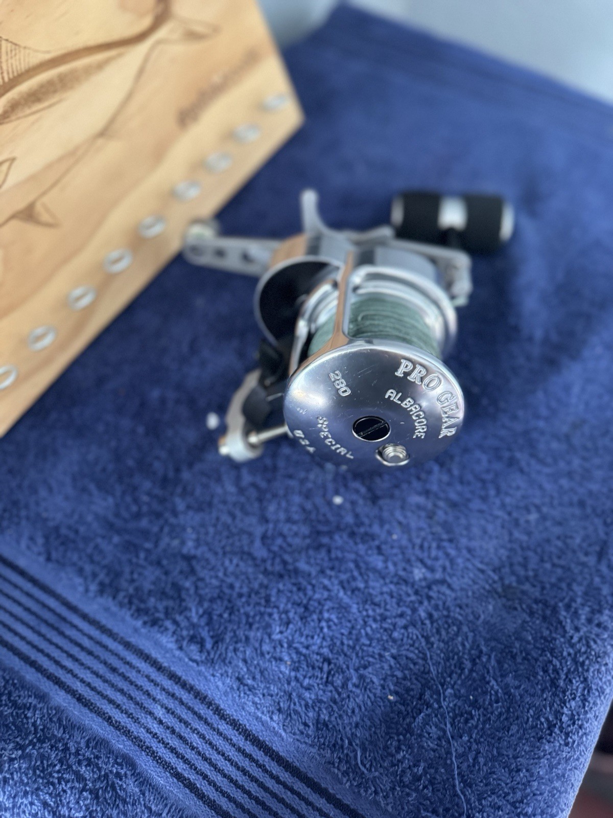 RARE PRO GEAR 280 ALBACORE SPECIAL WITH 65 LB SPECTRA **************