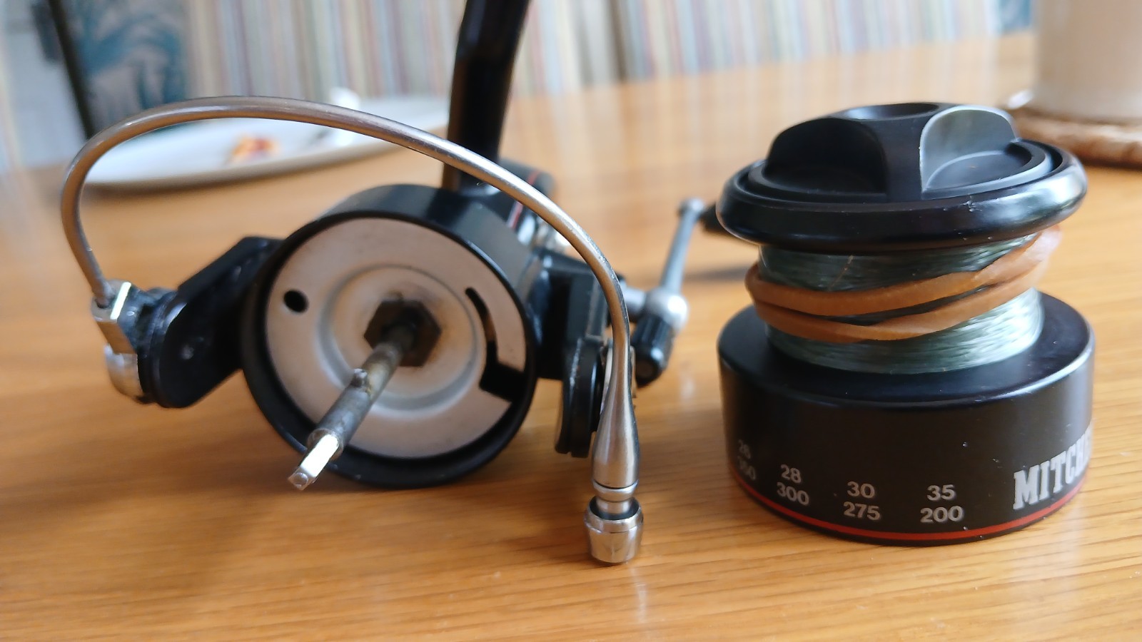 Very good Mitchell 300S coarse Fishing reel with Skirted spool.