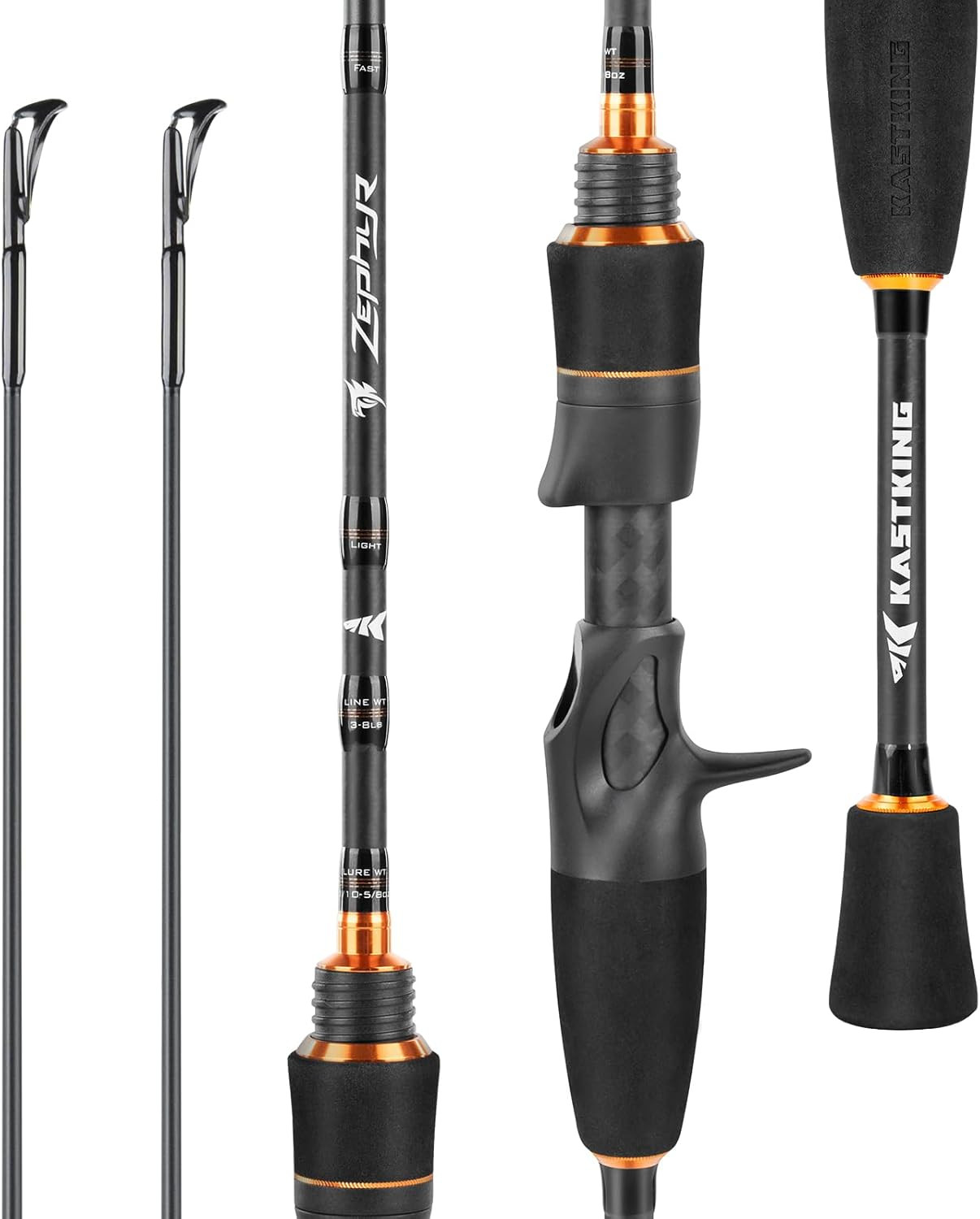 Kastking Zephyr Finesse Fishing Rods – BFS Baitcasting & Spinning Rods, IM6 Grap