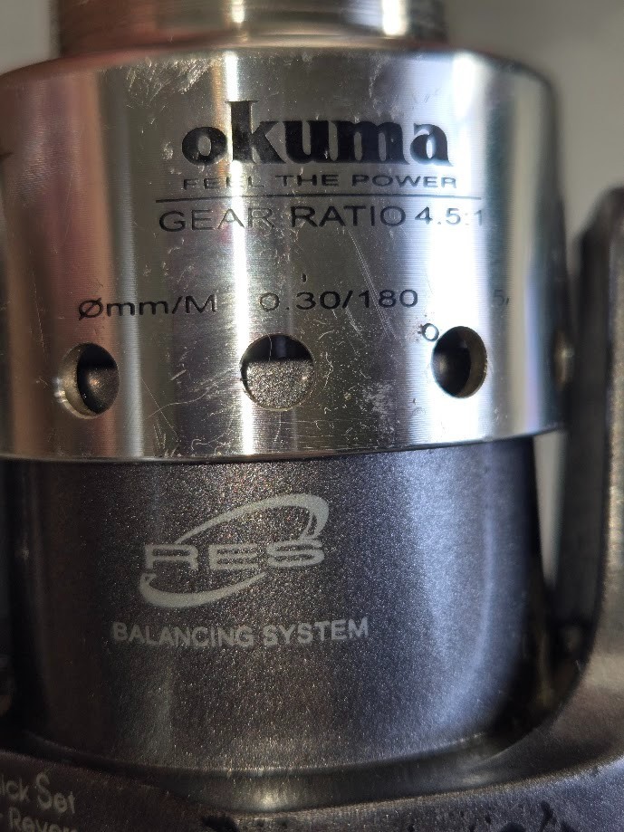 Fishing Reel „Okuma“ Avenger AV 40 Gear Ratio 4.5:1 (Feel The Power)