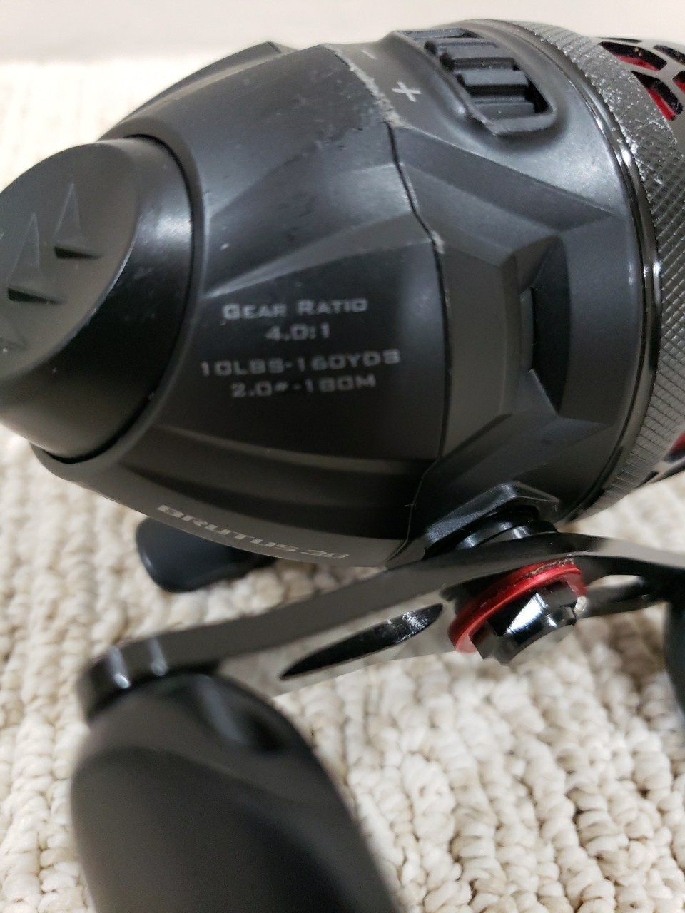 KastKing Brutus Spincast Fishing Reel-L/R Retrieve, SS BBearings-New 10 Lb. Line