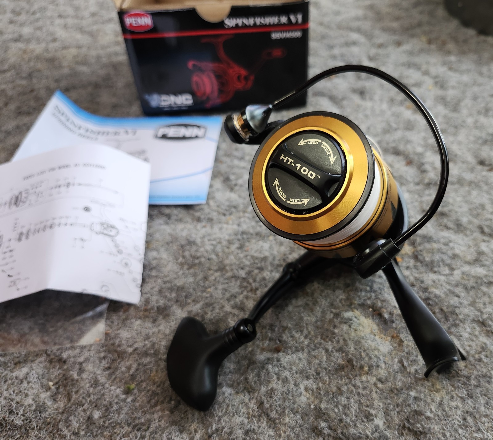 Penn SSVI4500 Spinfisher VI Spinning Fishing Reel New Includes Braided Line