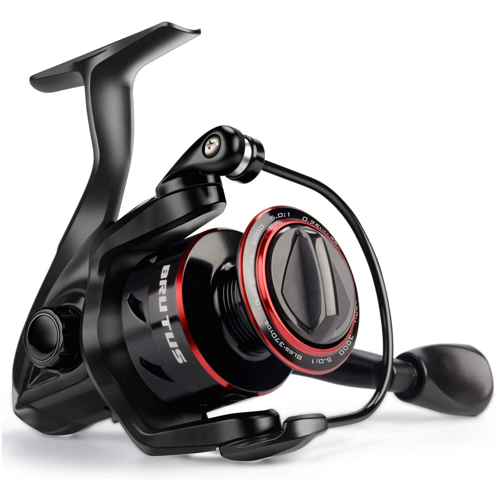 KastKing Brutus Spinning Reel, Freshwater Fishing Size 3000, Black