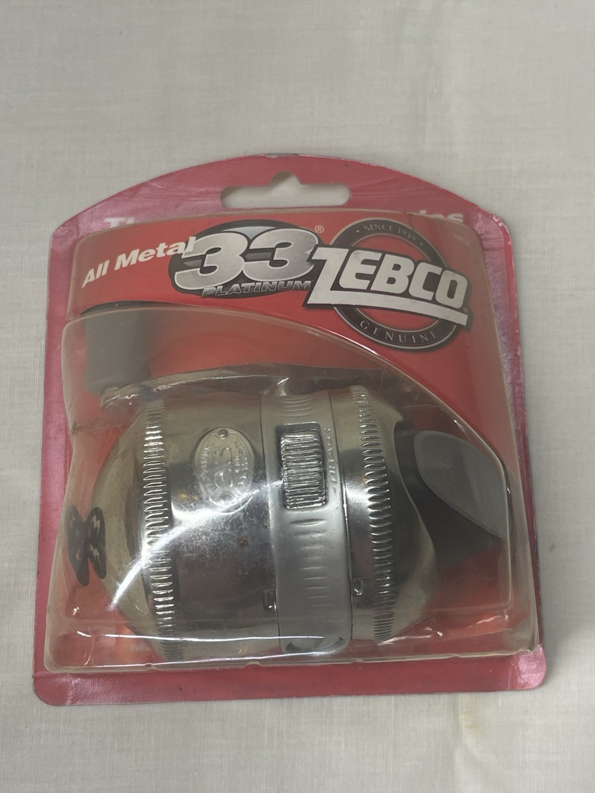 Zebco 33 Platinum Reel All Metal Pre-Spooled w/ 10lb Cajun Line NEW SEALED 2008