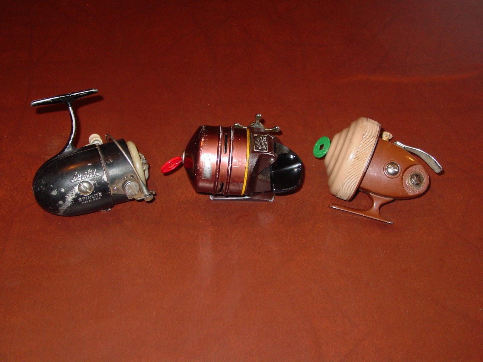 Vintage Reels Langley Spinlite Model R810, Ted Williams 225, Eagle Claw EC-88-B