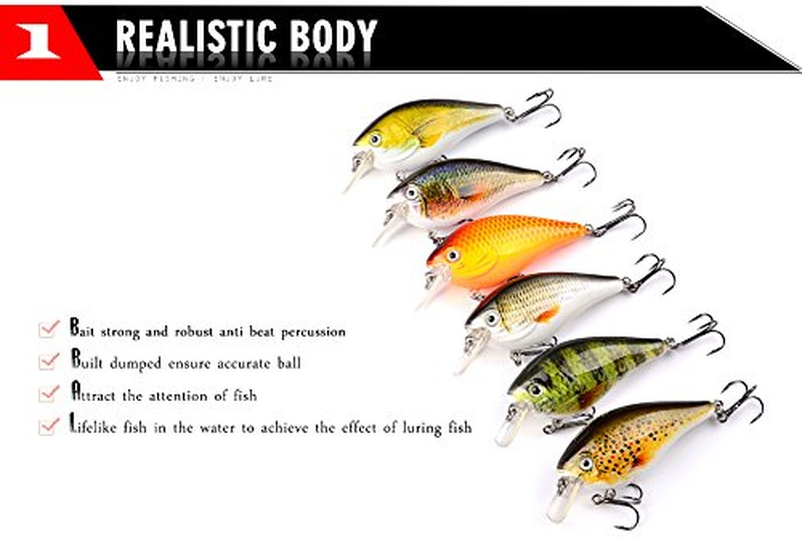 PROBEROS Crankbaits Set Fishing Lure Hard Baits Swimbaits Boat Ocean Topwater…
