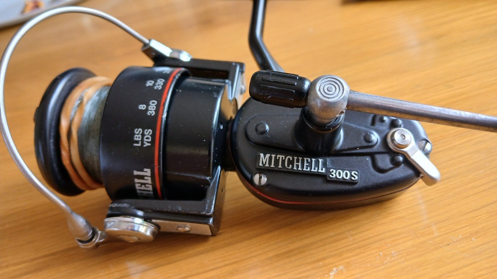 Very good Mitchell 300S coarse Fishing reel with Skirted spool.