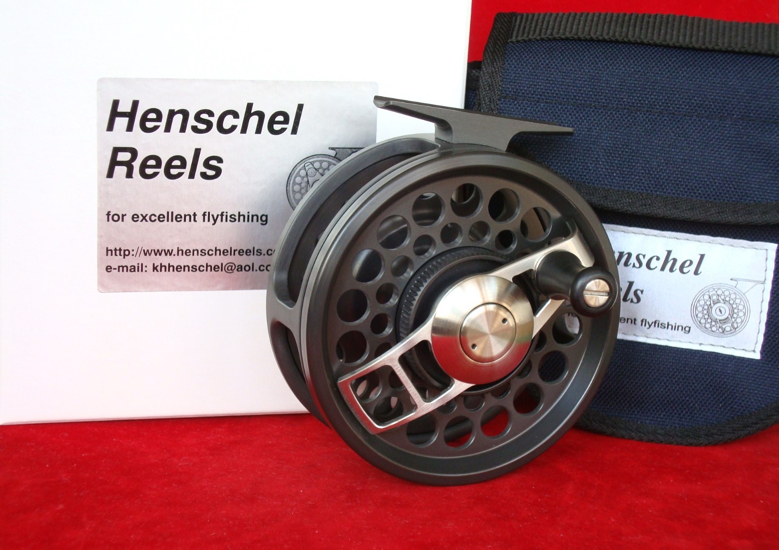 HENSCHEL DUAL MODE # 4, 10-13, saltwater fly reel = Anti Reverse + Direct Drive