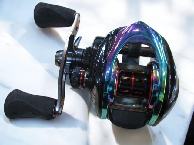 Genius Project Gravious K Imae Aurora MC 8.1LH Baitcast Reel Excellent Japan