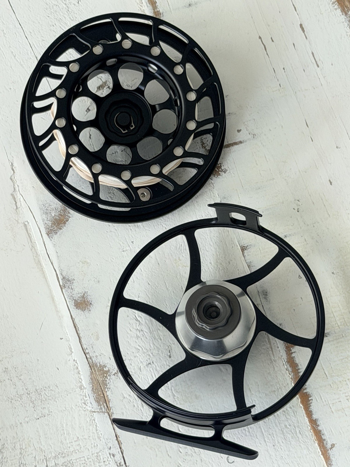 **BEAUTIFUL** 🔥~HATCH~ ICONIC 5+ Black Fly Reel 🔥 ~LEGENDARY~🔥