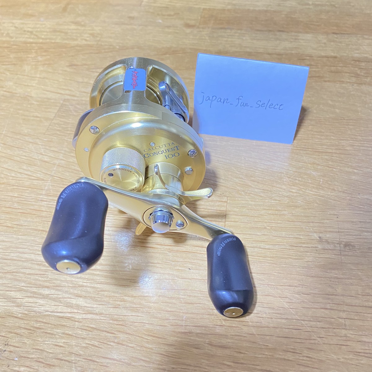 SHIMANO Baitcast Reel 01 CALCUTTA CONQUEST 100 Right Full Metal Body Excellent