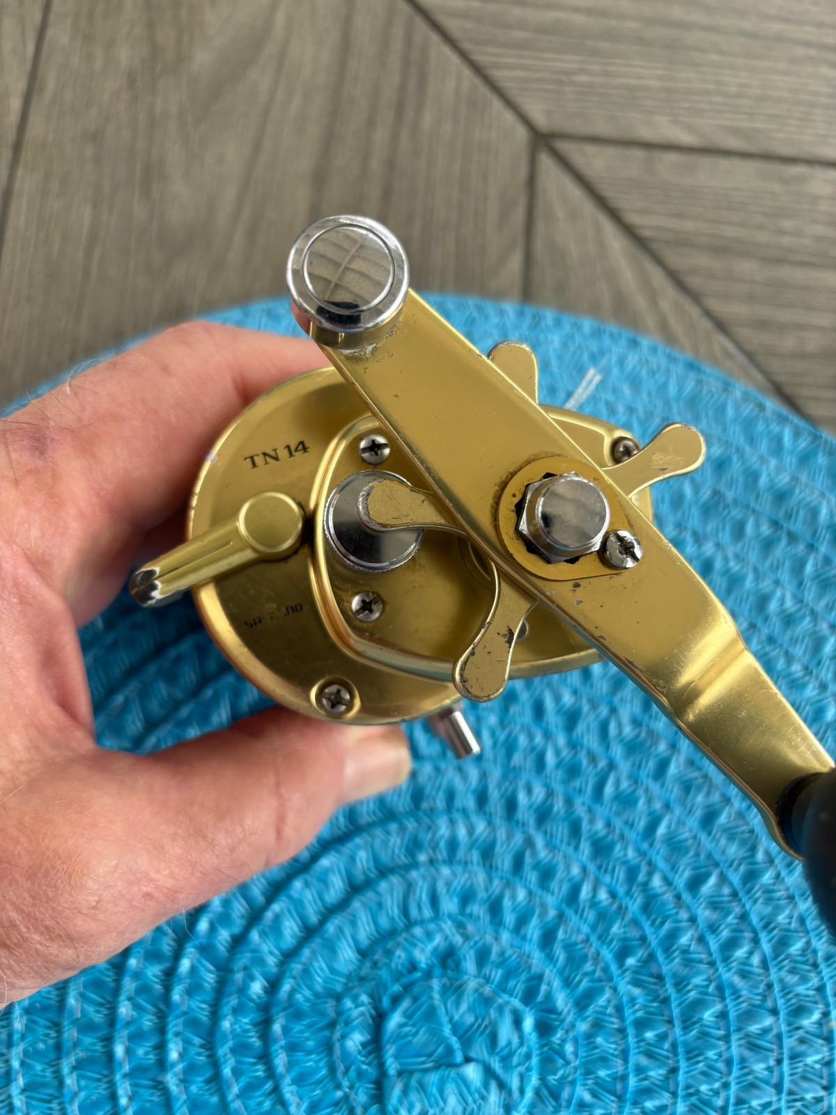 Shimano Trinidad TN14 Gold Conventional Fishing Reel Star Drag 6.2:1 Ratio