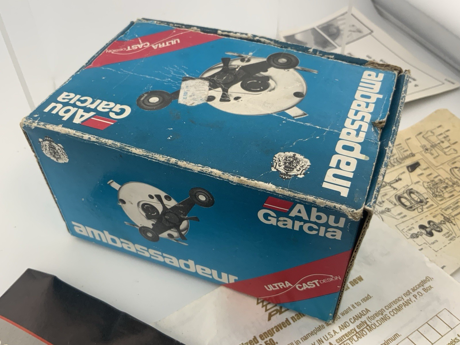 Abu Garcia Ambassadeur 5500C Baitcasting Reel Silver & Black Sweden Serviced✅👀✅