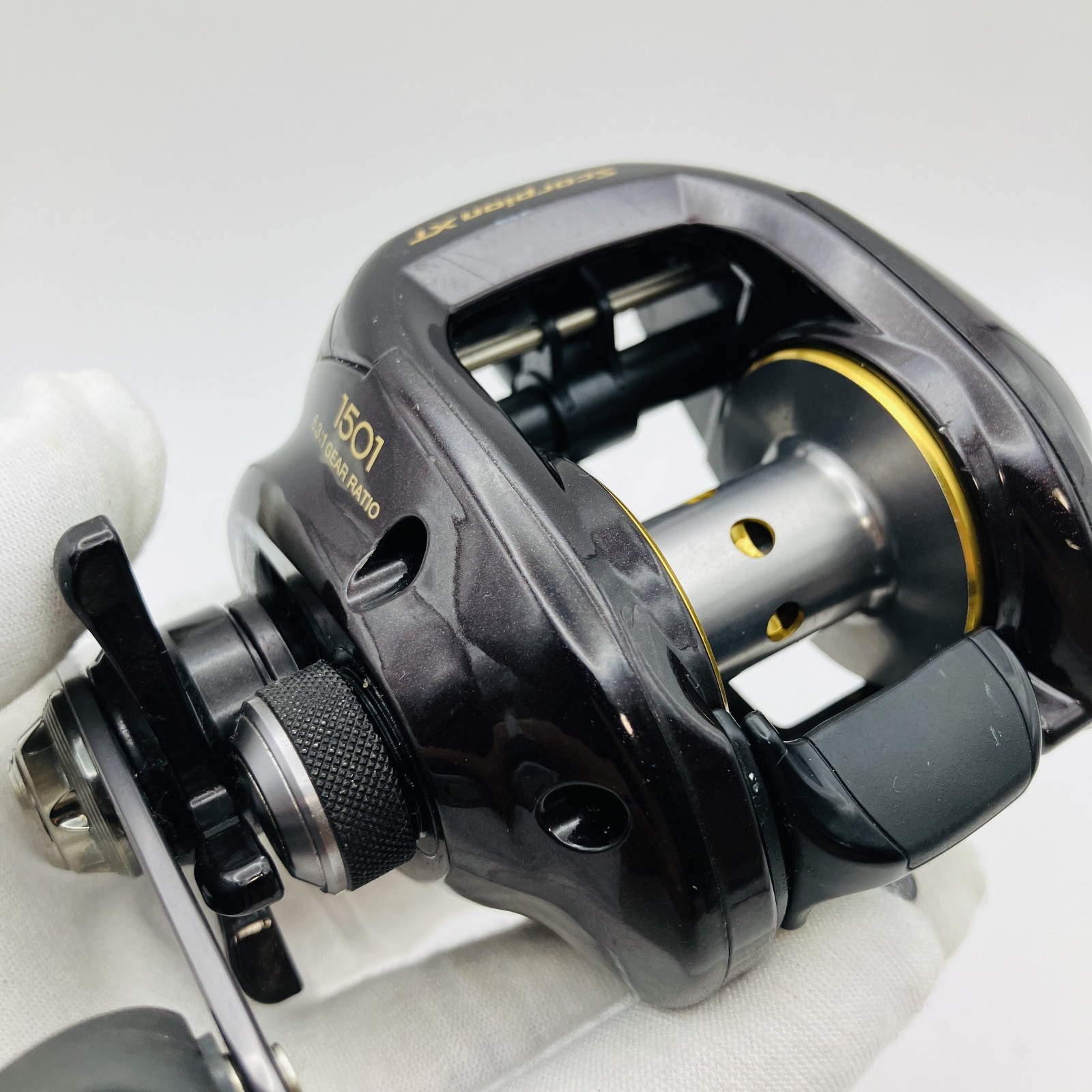 „Exc+++++“ Shimano 09 Scorpion XT 1501 Left Handed Bait Casting Reel JAPAN s0582