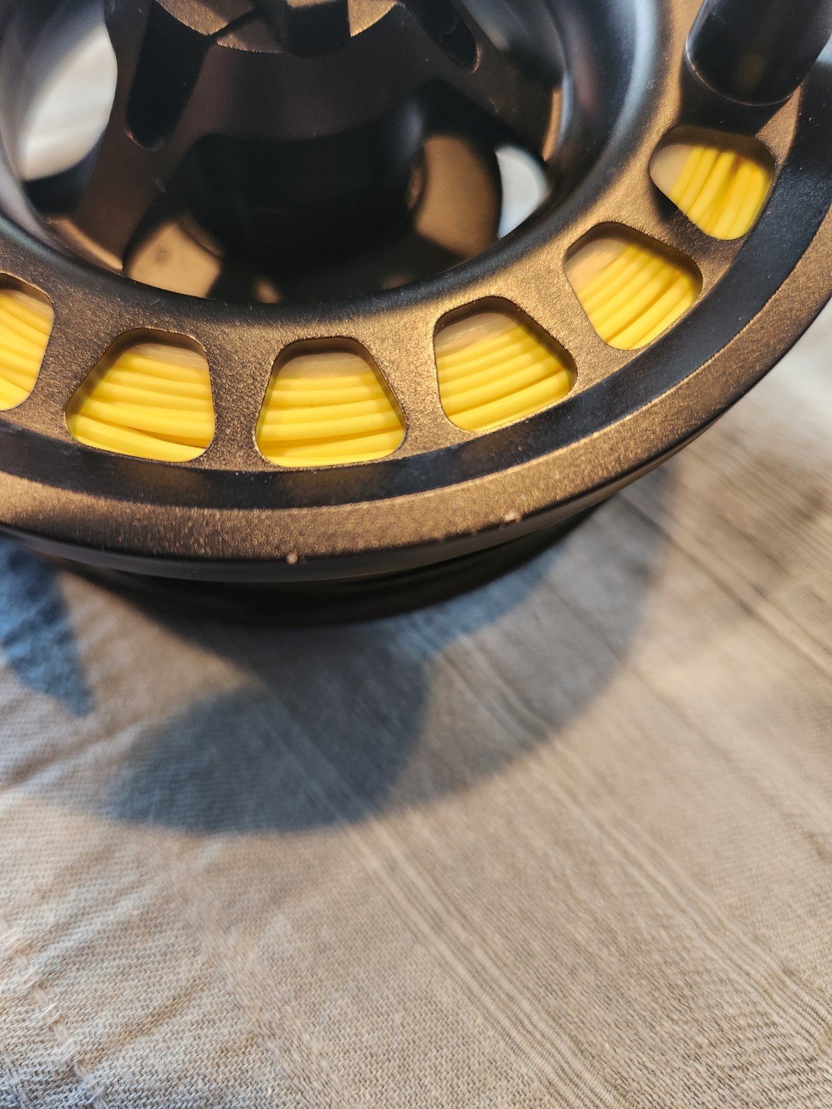 SAGE 8080PRO Fly Reel Black & Yellow with Reel, Yellow Line & Protective Case