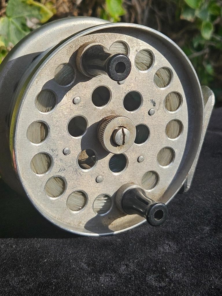 Vintage Belaco German Center Pin Fly Fishing Reel Aluminium Center Pin Reel