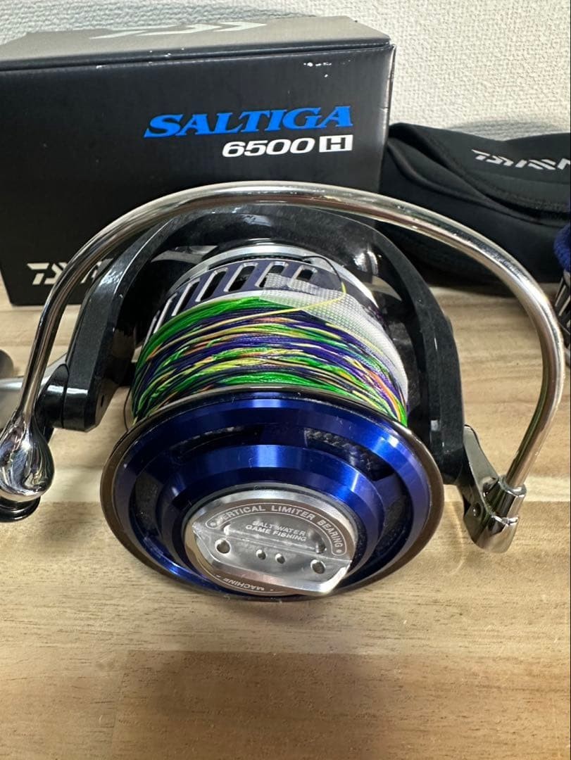 [☆USED/+Spare Spool] Daiwa 10 SALTIGA 6500H Spinning Reel Gear Ratio 5.7 F/Japan