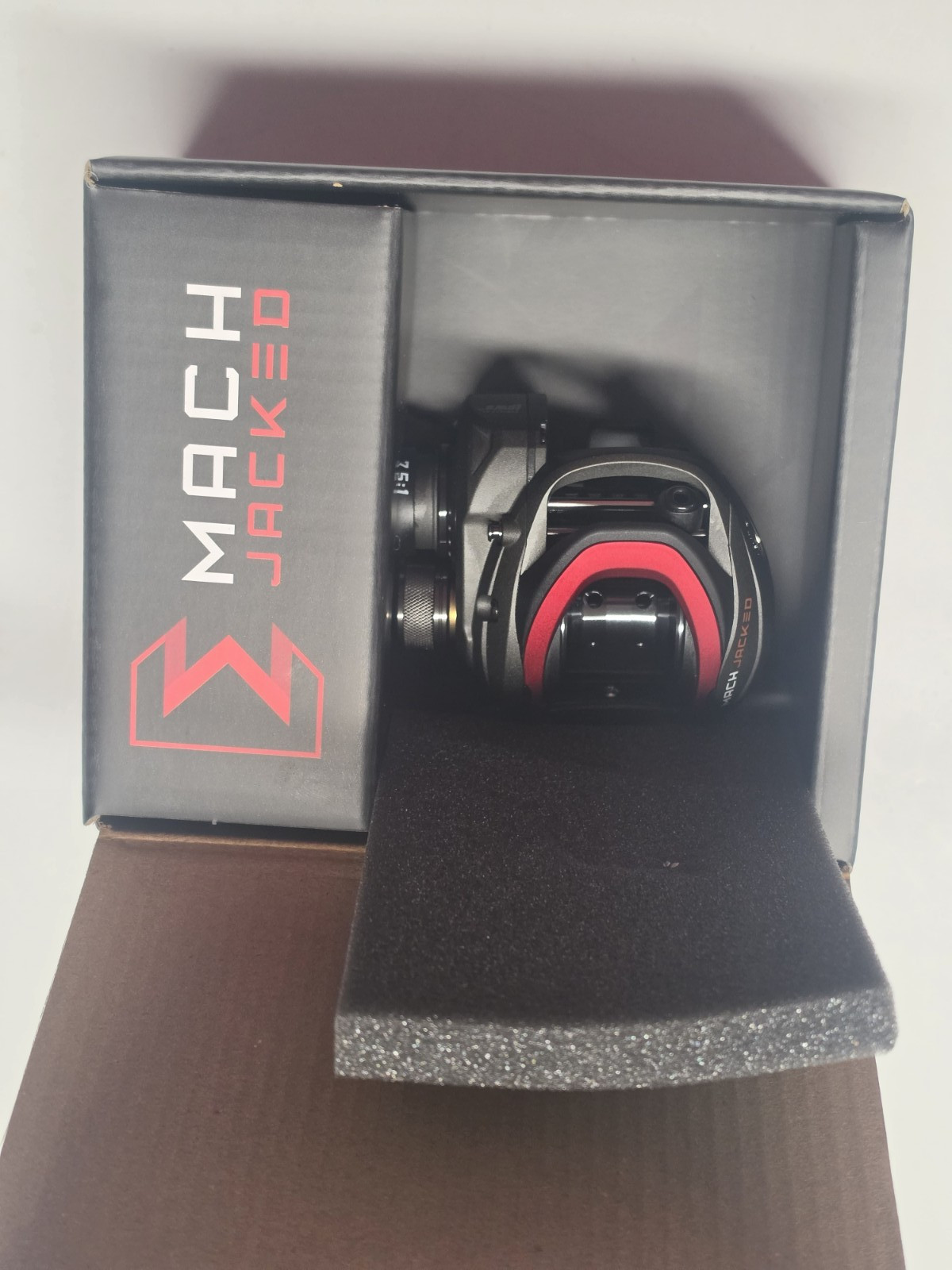 LEW’S MACH JACKED MJ1SHL_V1 7.5:1 GEAR RATIO LEFT HAND BAITCAST REEL