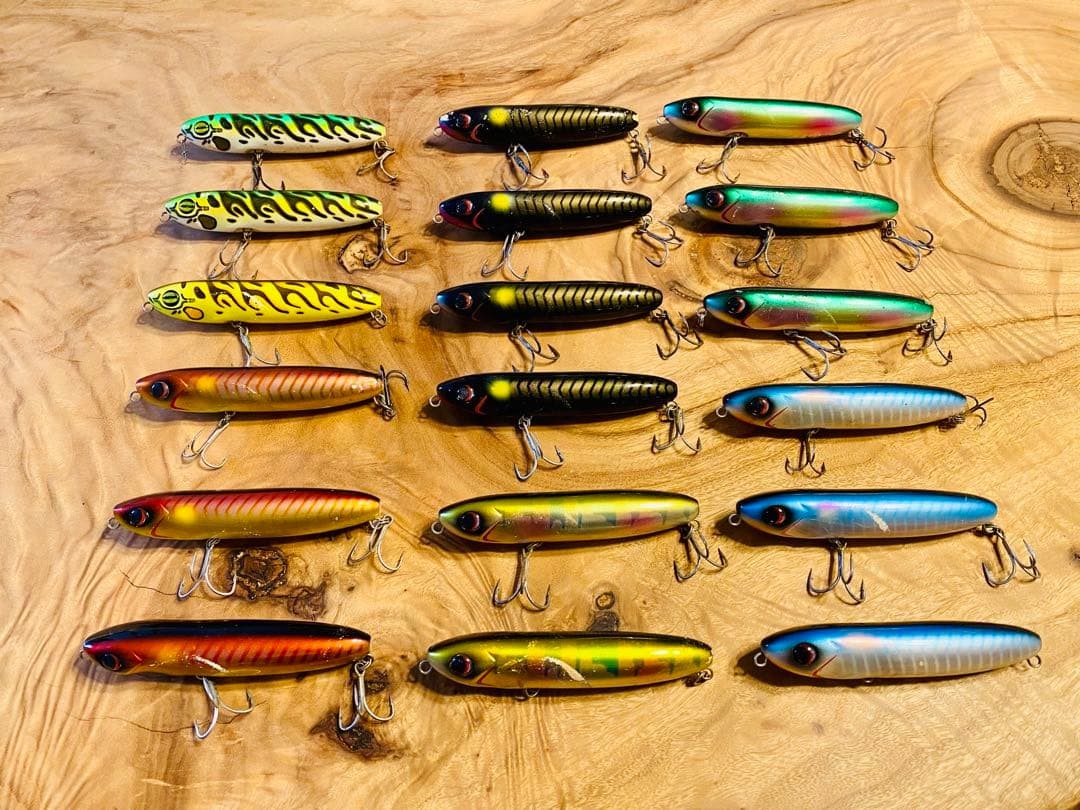DUEL Side Popper by Tetsuo Tanabe Discontinued and Rare Lure Topwater Set of 18