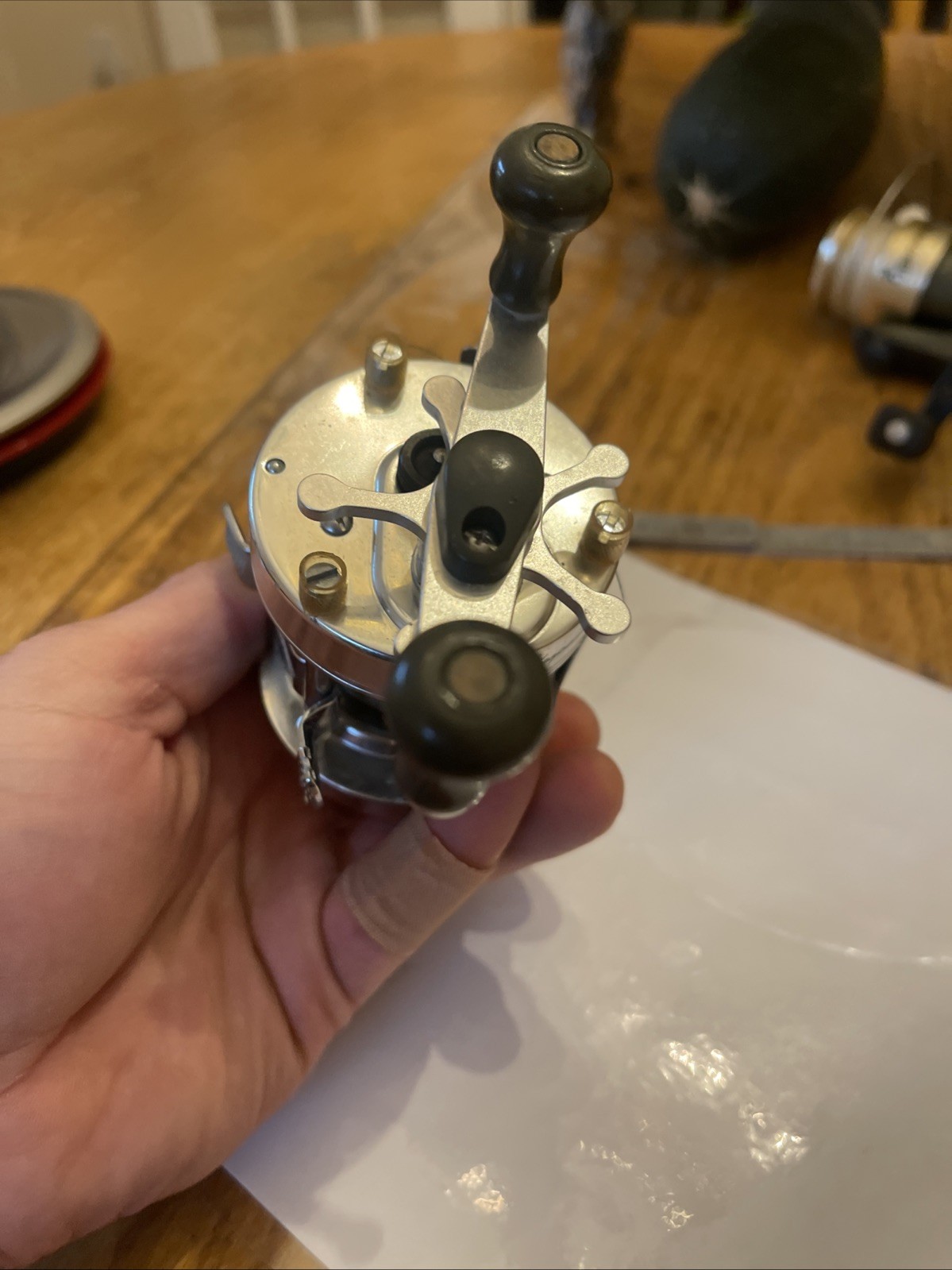 Fishing Reel Shakespeare SKP2000S Baitcasting Missing Piece See Pic