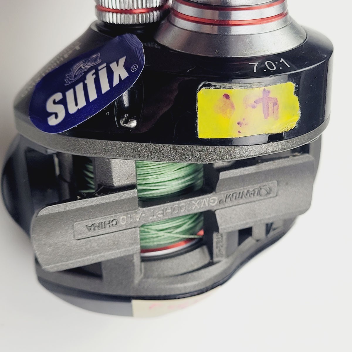 Quantum PT Baitcasting Reel GMX100HPT Burner Factor X Black 8BB 7.0:1 R/H